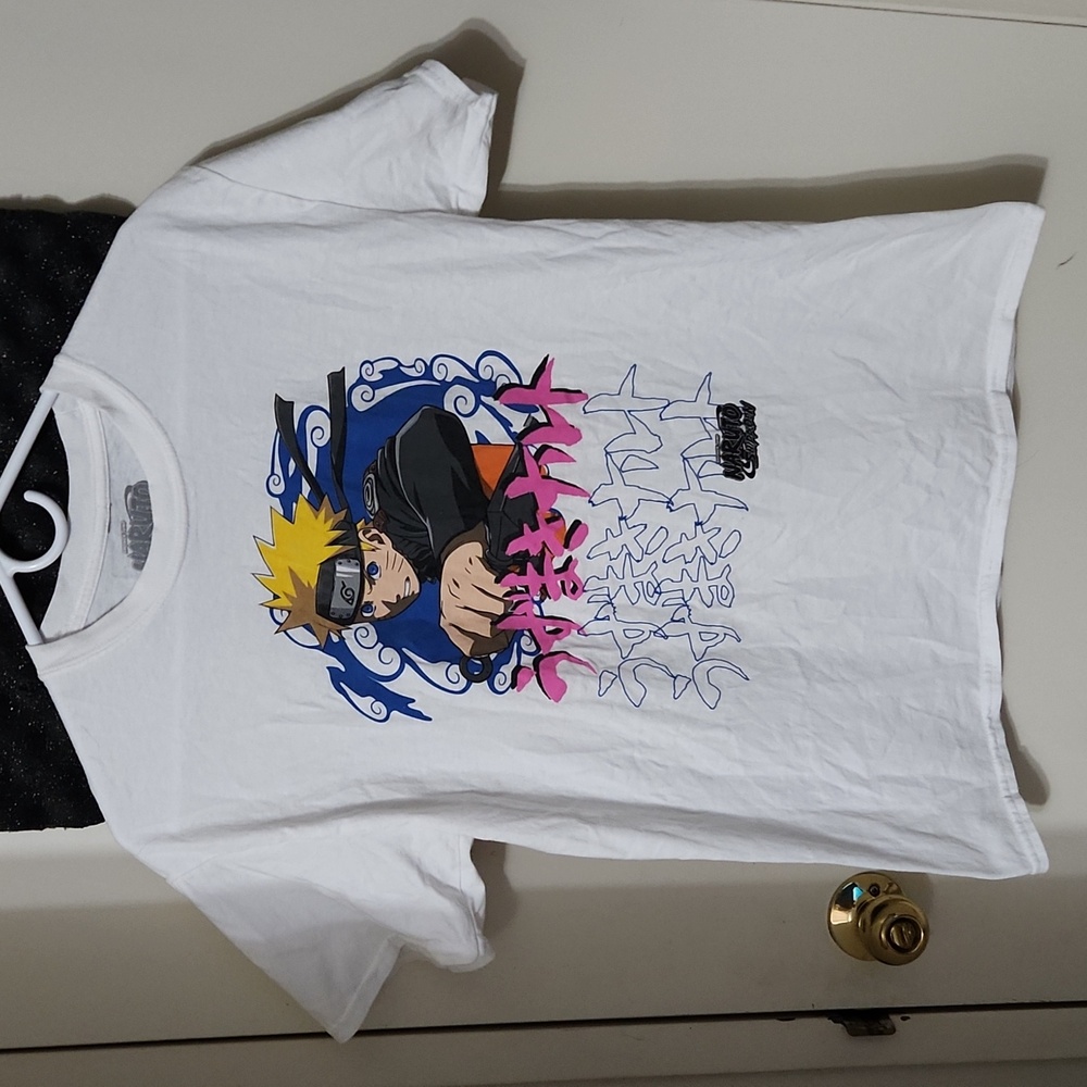 Naruto Shippuden Shonen Jump White Full Graphic T Shirt